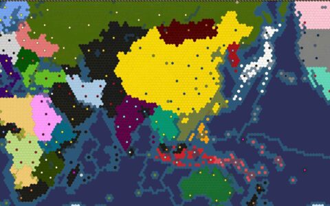 Map of Northeast Asia (Broken version, please subscribe “Map of Northeast Asia 03”)