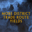 More District Trade Route Yields