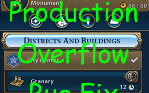 [Auto Version]Production Overflow Bug Fix