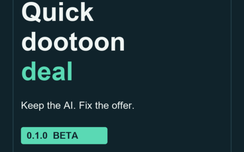Quick dootoon deal