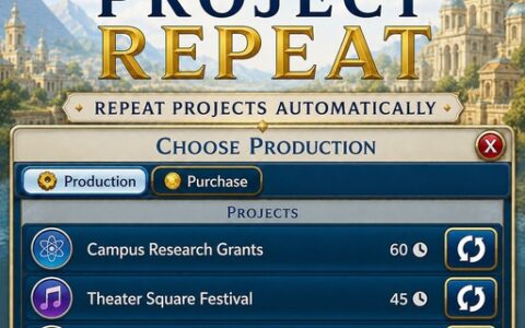 Repeat Project / 프로젝트 반복 모드