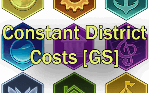 Constant District Costs [GS]