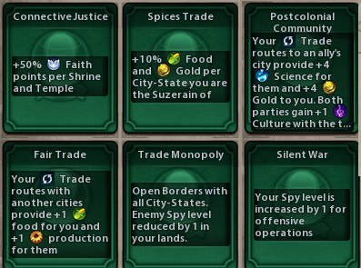 Civ 6 New Diplomatic Policies By Raen