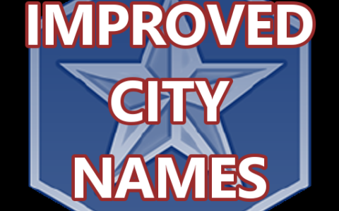 Improved City Names 2.0