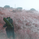 red tundra forest