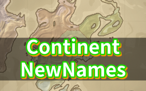 Continent NewNames by TS
